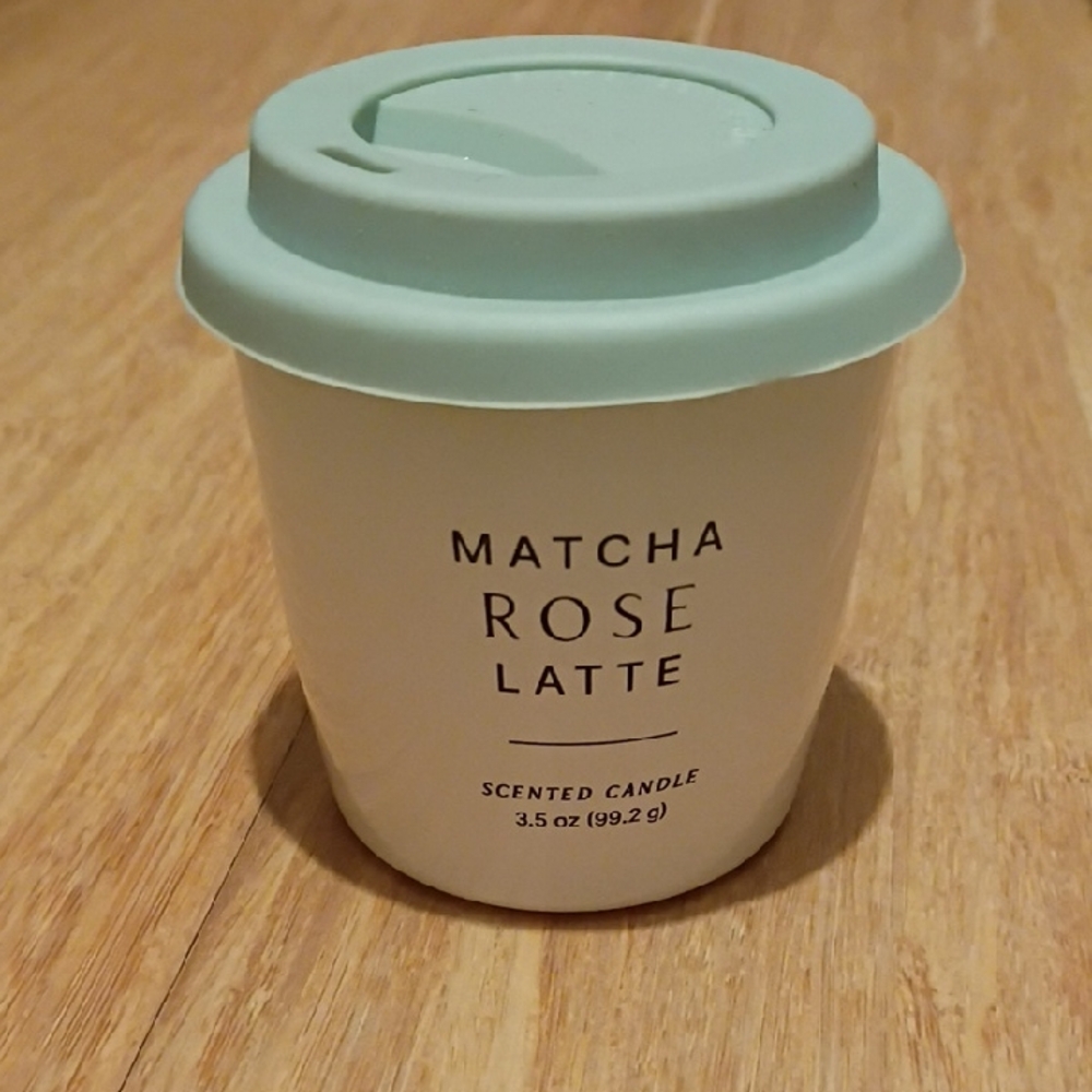Matcha Rose Latte Candle